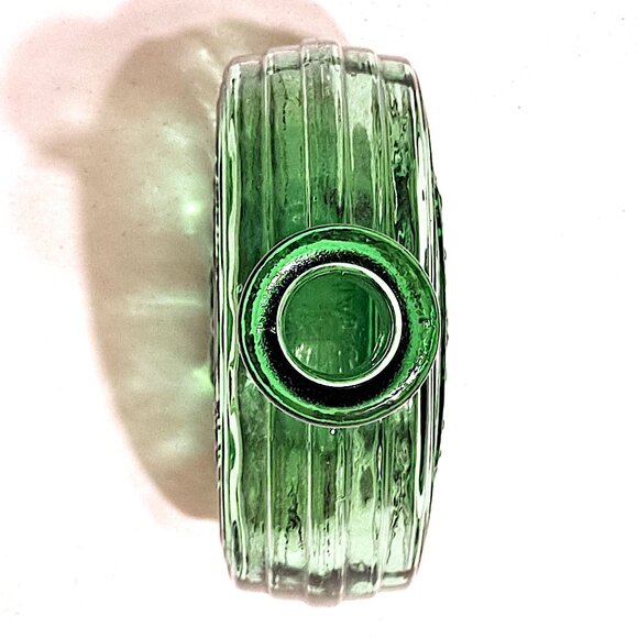 Vintage Green Glass Eiffel Tower Decanter – Made in Italy - Picture 5 of 10